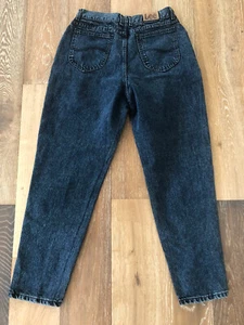 Vintage Lee Mom Jeans High Rise Made In USA Size 16 MED See Measurements - Picture 1 of 7