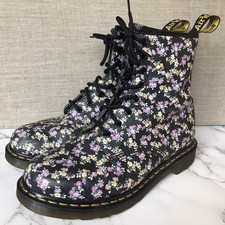 flower doc martens