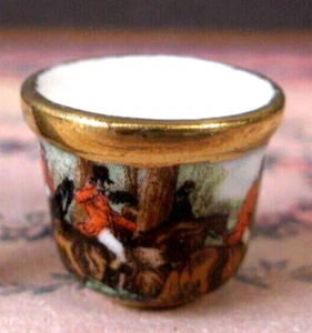 Planter ~ Dollhouse Miniature ~ England ~ Hunt Scene ~ Room Box ~ 1:12 scale - Picture 1 of 6