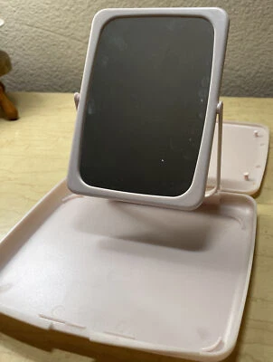 Vintage Mary Kay Consultant Pink Magnifying Mirror Travel Magnifying & Stands - Image 1 of 4