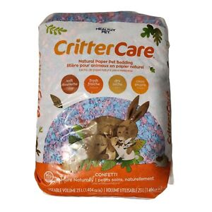 Healthy Pet Critter Care Natural Paper Pet Bedding 23L Rabbit Hamster Gerbil