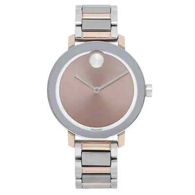 Reloj para dama Movado Bold Evolution dos tonos acero esfera oro rosa 3600703, NUEVO Foto 1 de 4