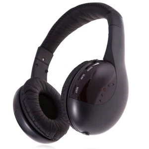 Auriculares estéreo inalámbricos de EE. UU. micrófono radio FM inalámbricos para TV audio musical de alta fidelidad - Imagen 1 de 10