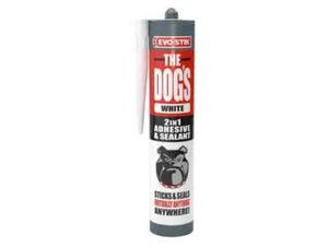 Evo-stik The Dog's Multipurpose Adhesive Sealant Crystal Clear,Black,White 290ml - Picture 1 of 6