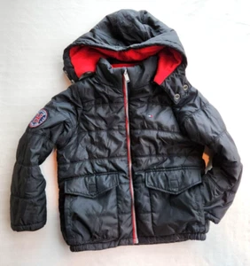 Tommy Hilfiger Boys Puffer Hooded Coat Jacket Sz S/P 8 - Picture 1 of 10