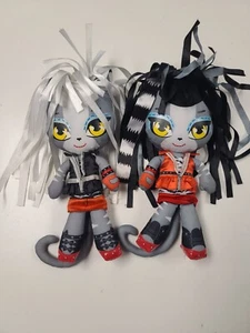 Monster High 9'' MEOWLODY PURRSEPHONE Doll Plush Lot Werecat Sisters Mattel READ - Picture 1 of 8