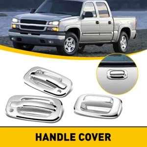 For 99-2006 Chevy Silverado / GMC Sierra Chrome 2 Door Handle +1TAILGATE Covers - Picture 1 of 12