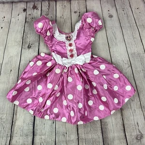 Disney Minnie Mouse Pink White Costume Dress Child Size 2 - Picture 1 of 18
