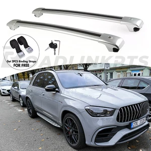 2PCS Crossbar Fit for MB GLE W167 2020-2025 Cross Bar Cargo Carrier Lockable - Picture 1 of 13