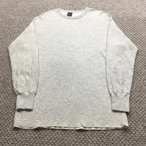 Vintage DUOFOLD Shirt Mens XL/2XL Wool Blend Thermal Base 2 Layer Winter Gray - Picture 1 of 10