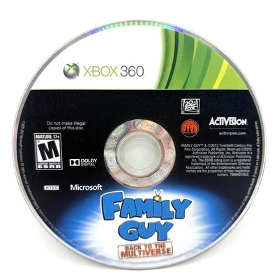 Xbox 360 Family Guy: Back to the Multiverse (Microsoft Xbox 360, 2012) Probado Foto 1 de 2