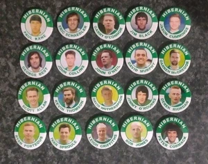 HIBERNIAN LEGENDS (SET 3) MAGNETS X20 38mm in size HIBS - Picture 1 of 1