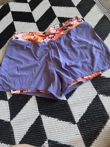 Tek Gear Wildflower 670 short workout gear size 1X Pockets Wicking - Picture 1 of 9