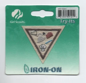 Brownie GS, Careers, Try-Its Patch, (1999), Mint on Card! - Picture 1 of 2