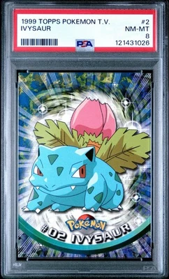 (PSA 8) Pokémon: Topps TV – Ivysaur #2 - Image 1 of 2