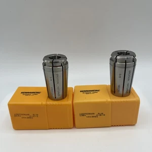 (2) KENNAMETAL ERICKSON TG100 COLLETS 5/8” 0.375" 100TG0375 - New Old Stock - Picture 1 of 17