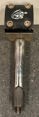 Mongoose new school freestyle 22.2 mm 4-Bolt alloy black BMX Stem Part - Image 1 of 4