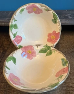 Vintage 2er Set Franziskaner "Wüstenrose" Beerenschalen - 5 7/8" Made in England - Bild 1 von 6