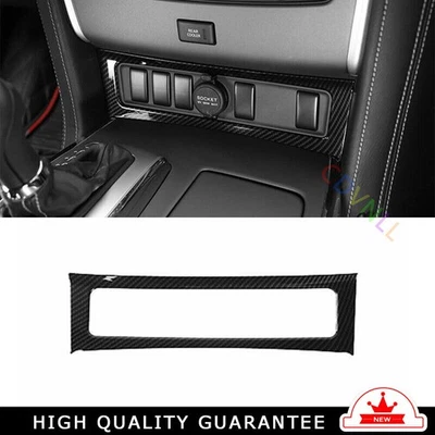 Caja de almacenamiento de encendedor de cigarrillos con consola para Nissan Armada Y62 2017~20 fibra de carbono Foto 1 de 4