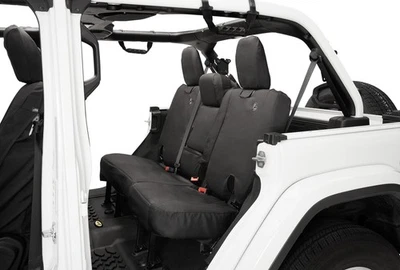 Cubierta de asiento trasero de poliéster Bestop negro diamante para Wrangler JL 4 PUERTAS 29291-35 Foto 1 de 2