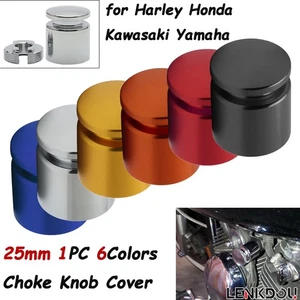 1 Kit de cubierta de perilla de obturador de aluminio para Harley Sportster XL883 Kawasaki Yamaha - Imagen 1 de 28