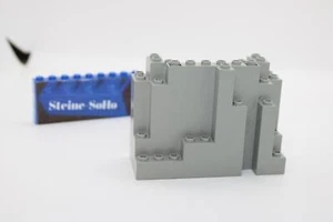 Lego (c) 1x Felsen Berg Klippe - alt hellgrau - 6082 - 4x10x6 - Wand Fels - Bild 1 von 1