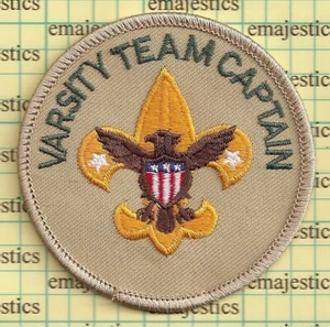 BSA VARSITY TEAM CAPTAIN POSITION ADULT LEADER TAN 100TH 2010 BACK MINT - Picture 1 of 3