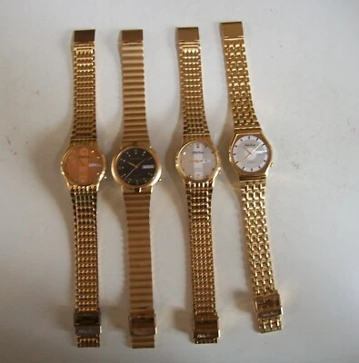 Men's Philip Persio Day & Date Casual Gold Finish Fashion Wrist Watch - Image 1 of 2