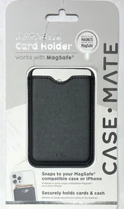 Case-Mate - Porte-cartes magnétique avec MagSafe pour iPhone 16/15/14/13/12 - Noir - Photo 1 sur 4