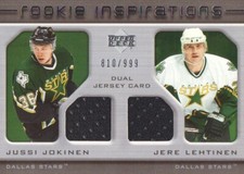 2005-06 Upper Deck Rookie Update #207 Jussi Jokinen/Jere Lehtinen JERSEY 810/999