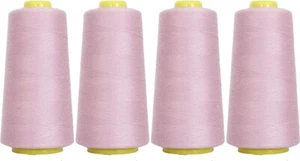 4 BIG CONES VIOLET SERGER SEWING THREAD 2750 YD TEX 27 40S/2-THREADART - Picture 1 of 9