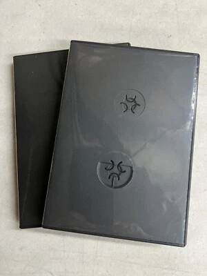 New Standard Black 5-Disc DVD Replacement 14mm Case (2 pieces) - Image 1 of 3