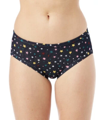 Трусики хипстерские NOBO без границ хлопок спандекс размер XS (1) синие со звездами - Изображение 1 из 4