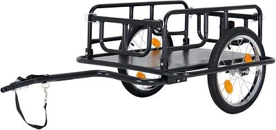 Remolque de carga para bicicletas MOONCOOL carro de carro para bicicletas con enganche 176 lb 51 pulgadas L x 27 pulgadas W Foto 1 de 4