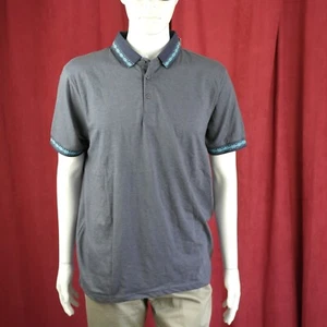 RED HERRING JACQUARD COLLAR POLO SHIRT SIZE XL - Picture 1 of 11