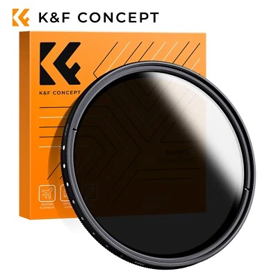 K&F Concept 37-82mm Variable ND2-ND400 ND Lens Filter(1-9 Stops) for Camera Lens - Image 1 of 4