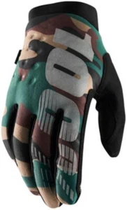 100% Brisker Gloves - Camo/Black, Full Finger, Men's, Medium - Picture 1 of 1