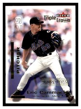 2001 Fleer Triple Crown #295 ERIC CAMMACK New York Mets ~E2D
