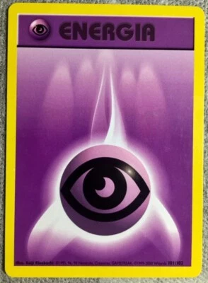 Energia Pokémon Base 101/102 card italiano 1999-2000 Wizards perfetta I Edition - Immagine 1 di 2