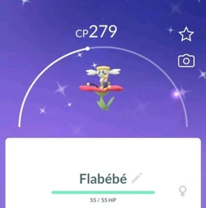 Pokémon Go Flabe Brillante/Registrado o No Registrado Tr@de (ROJO) - Imagen 1 de 1