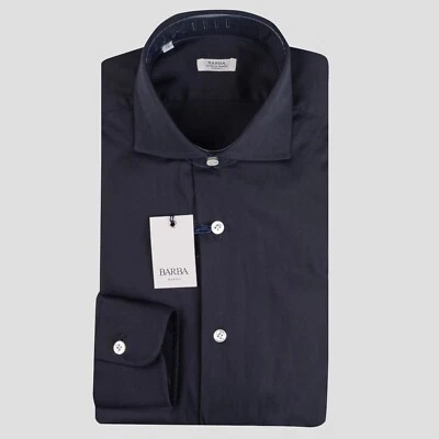 NEW BARBA NAPOLI SHIRT  COTTON PA EA SIZE 17 US 43 EU BNSS7 - Image 1 of 3