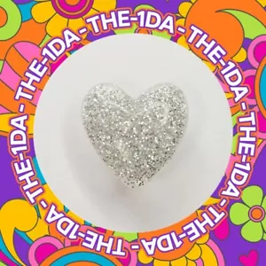 Beautiful Luxury 3d Silver Glitter Love Heart Charm - Charms For Crocs / Shoes - Picture 1 of 3