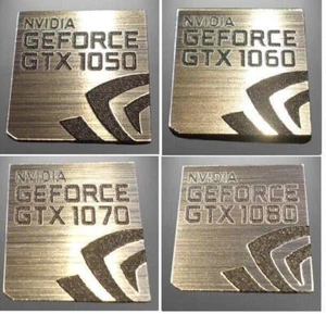 Adesivo GTX 1050 Nvidia GeForce GTX 2 cm x 2 cm quantità 1 - Foto 1 di 1