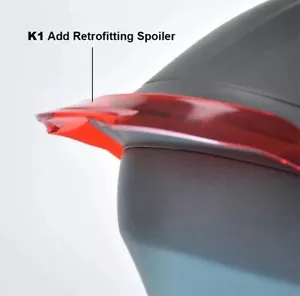 K1 Helmet Tail Spoiler For AGV K1 Original Rear Helmet Spoiler K1 Casco Accessor - Foto 1 di 37