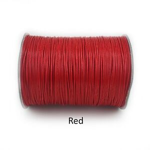 1mm Waxed Polyester Korean Cord 10 Yards 20 Yards