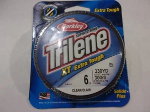 Berkley Trilene XT Extra Tough fishing line 330 yards CLEAR Choose your size!  N - Picture 1 of 9
