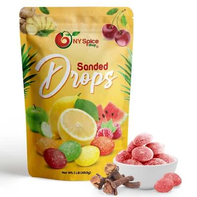 Gotas de clavo lijado - Caramelos duros - Dulces hervidos y duros - por NY Spice - ENVÍO GRATUITO Foto 1 de 4