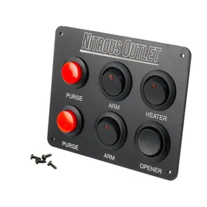 00-11049 Nitrous Outlet Universal Switch Panel For Dual Stage Kit Horizontal USA - Bild 1 von 3