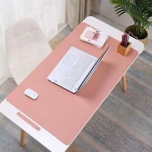 PU Leather Computer Desk Mat Mouse Keyboard Large Pad For Laptop PC Office Home