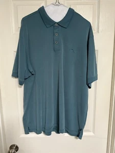TOMMY BAHAMA HERREN XL TÜRKIS BLAU GOLF POLO MARLIN LOGO  - Bild 1 von 9